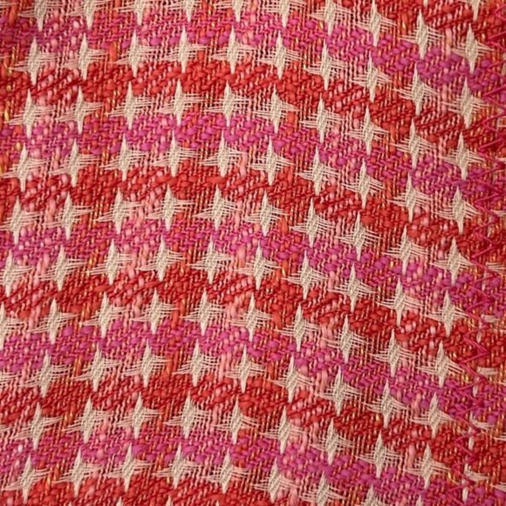 Ann Taylor Linen Blend Pink Orange Tweed Flared‎ Skirt NWT (8) - Picture 8 of 16